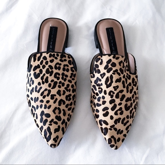 Steve Madden Shoes - Steve Madden Leopard Mules